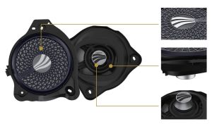 Subwoofere auto Rainbow dedicate Mercedes Benz IL-W8 MB LHD, 2 OHM, 80 W RMS, Set