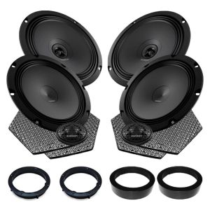 Pachet difuzoare auto Audison Prima dedicat Skoda Rapid 2012-, RMS 100W, 200mm
