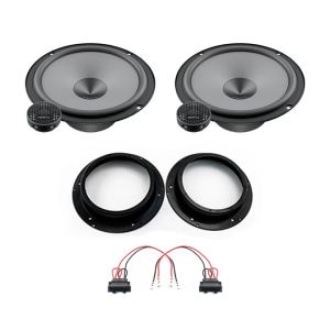 Pachet difuzoare auto Hertz Uno dedicat usi fata Volkswagen Caddy 2015-2020, RMS 75W