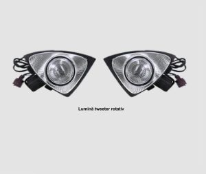 Lumini ambientale dedicate Mercedes-Benz C Class W205 2015-2021, RGB Acrilice 2 in 1 Statice cu efect RGB, Control din Display original